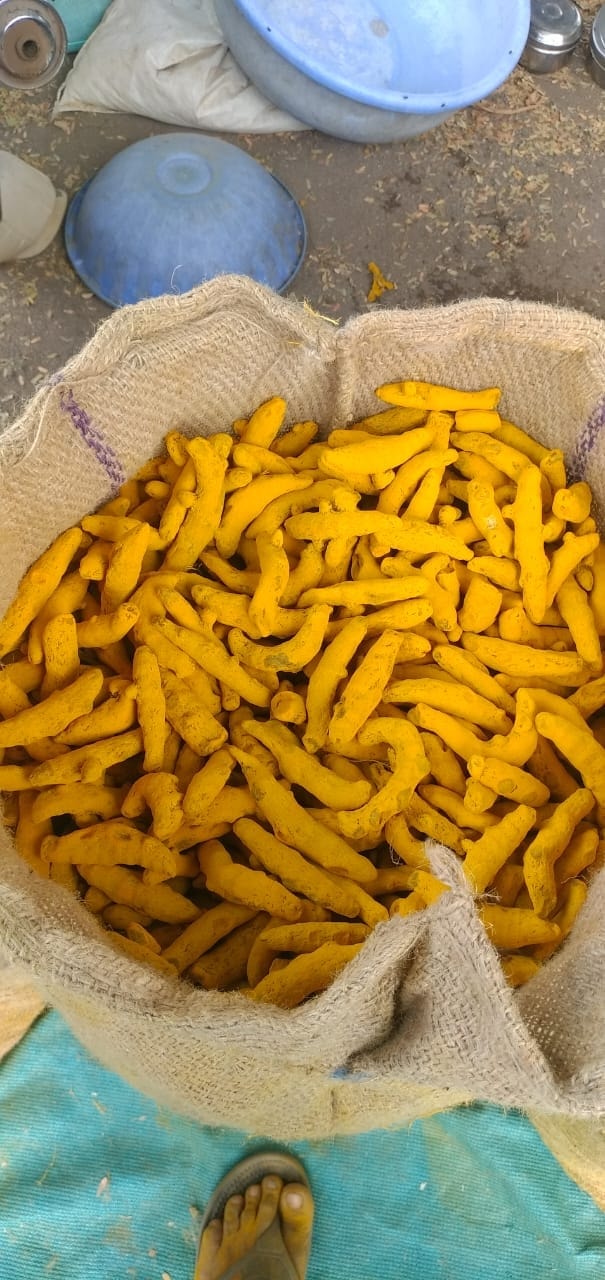 Dry Double Polish Turmeric Finger